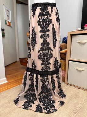 Altar'd State Blush Full-Length Skirt